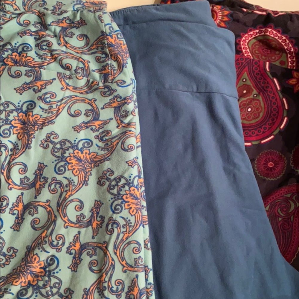 3 pair of LuLaRoe leggings Tall and Curvy